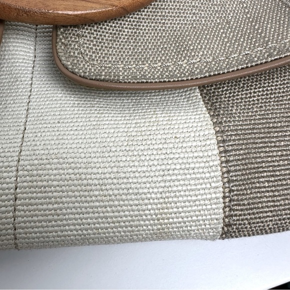 Relic Fossil Vintage Style Wood Handle
Canvas Handbag Boho Beachy - Picture 9 of 11